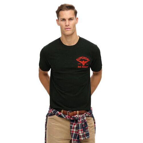 Superdry Lo-Fi Biker Graphic Loose Tee